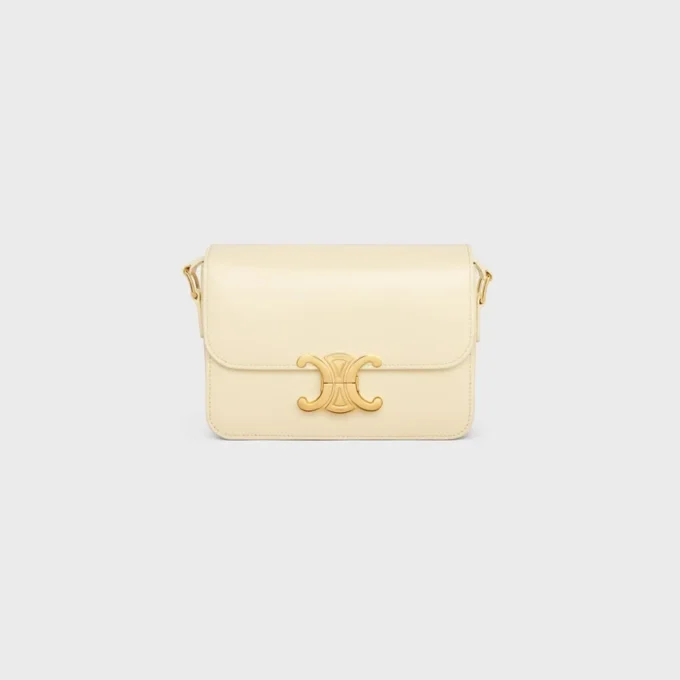 Teen Triomphe Bag in Shiny Calfskin Teen Triomphe Bag in Shiny Calfskin