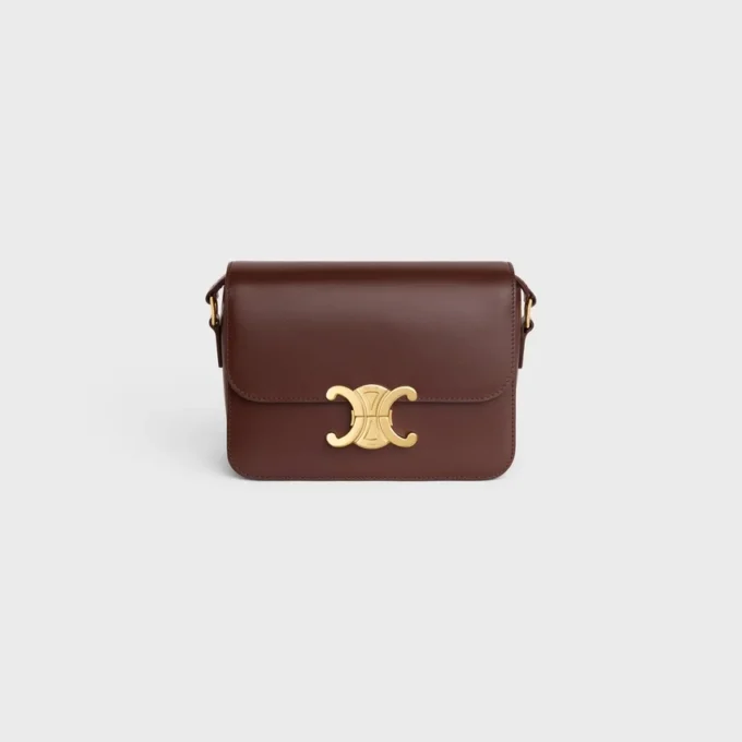 Teen Triomphe Bag in Shiny Calfskin Teen Triomphe Bag in Shiny Calfskin