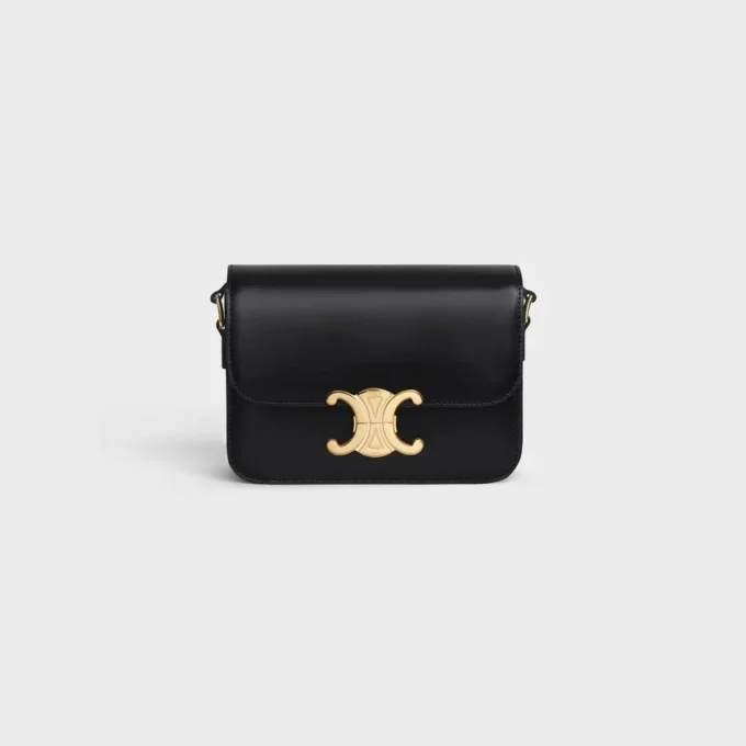Teen Triomphe Bag in Shiny Calfskin Teen Triomphe Bag in Shiny Calfskin