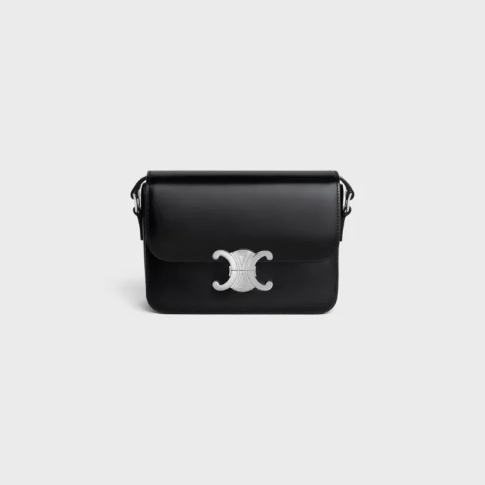 Teen Triomphe Bag in Shiny Calfskin Teen Triomphe Bag in Shiny Calfskin