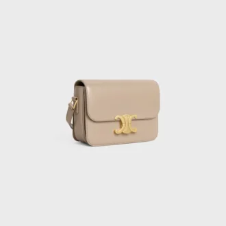 Teen Triomphe Bag in Shiny Calfskin