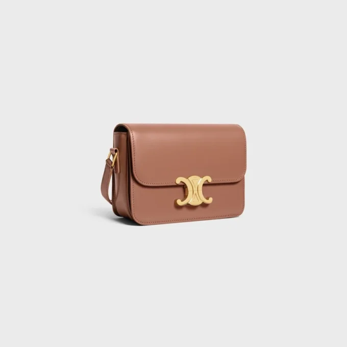 Teen Triomphe Bag in Shiny Calfskin Teen Triomphe Bag in Shiny Calfskin