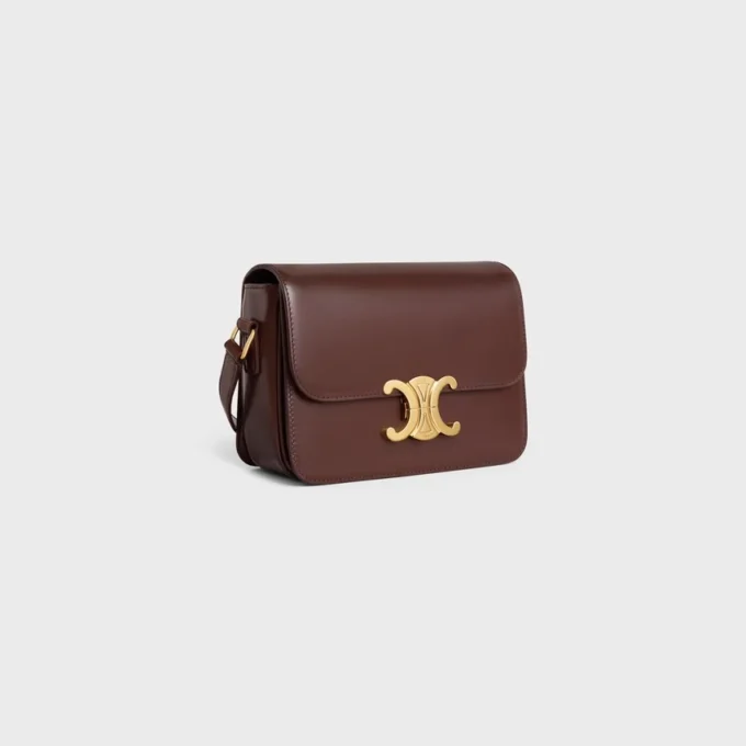 Teen Triomphe Bag in Shiny Calfskin Teen Triomphe Bag in Shiny Calfskin