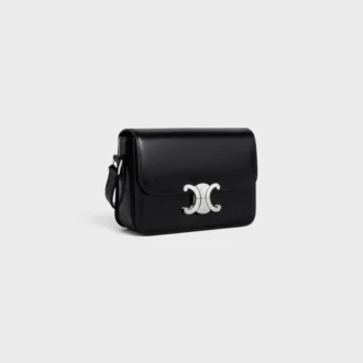 Teen Triomphe Bag in Shiny Calfskin