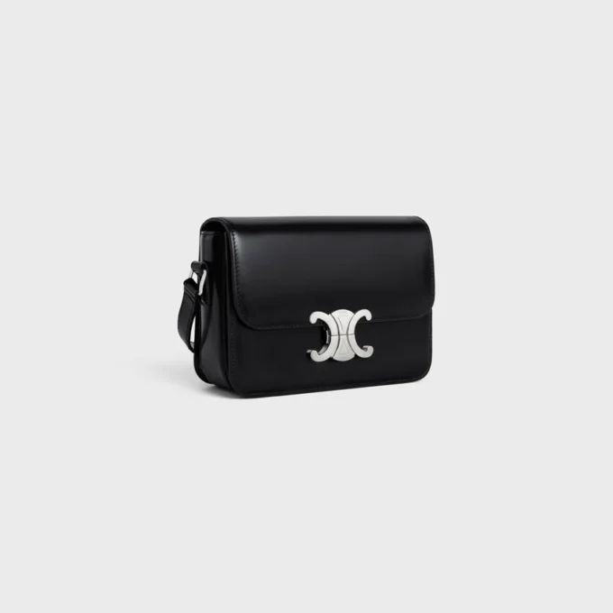 Teen Triomphe Bag in Shiny Calfskin Teen Triomphe Bag in Shiny Calfskin