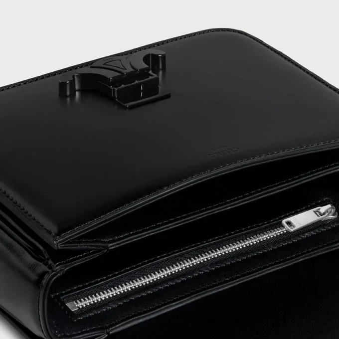Teen Triomphe Bag in Shiny Calfskin Teen Triomphe Bag in Shiny Calfskin