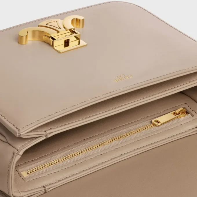 Teen Triomphe Bag in Shiny Calfskin Teen Triomphe Bag in Shiny Calfskin