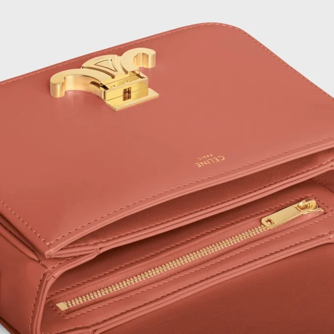 Teen Triomphe Bag in Shiny Calfskin Teen Triomphe Bag in Shiny Calfskin