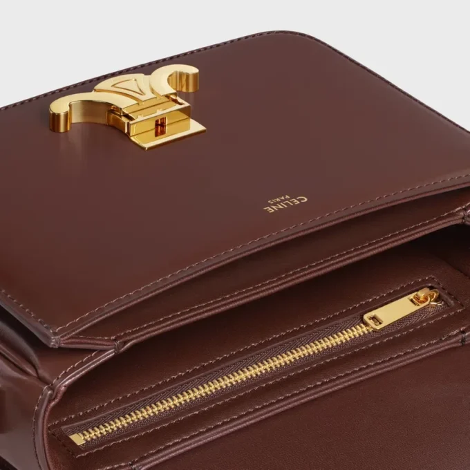 Teen Triomphe Bag in Shiny Calfskin Teen Triomphe Bag in Shiny Calfskin