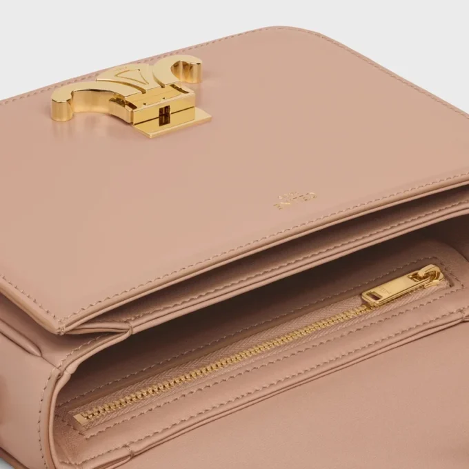 Teen Triomphe Bag in Shiny Calfskin Teen Triomphe Bag in Shiny Calfskin