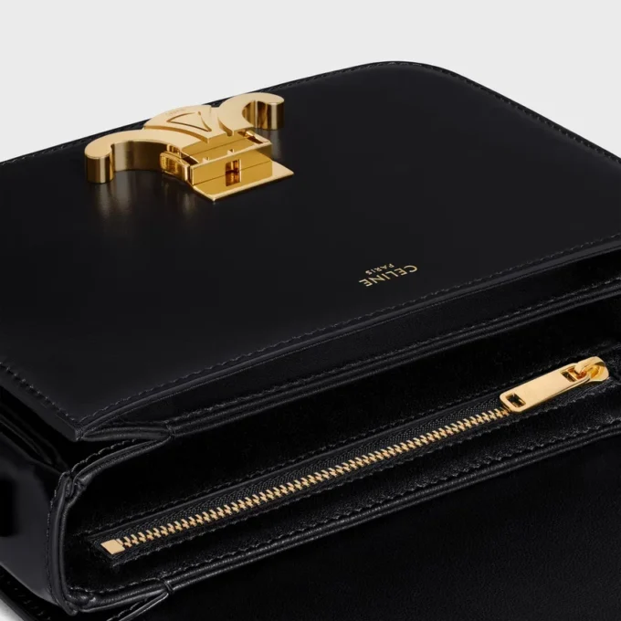 Teen Triomphe Bag in Shiny Calfskin Teen Triomphe Bag in Shiny Calfskin