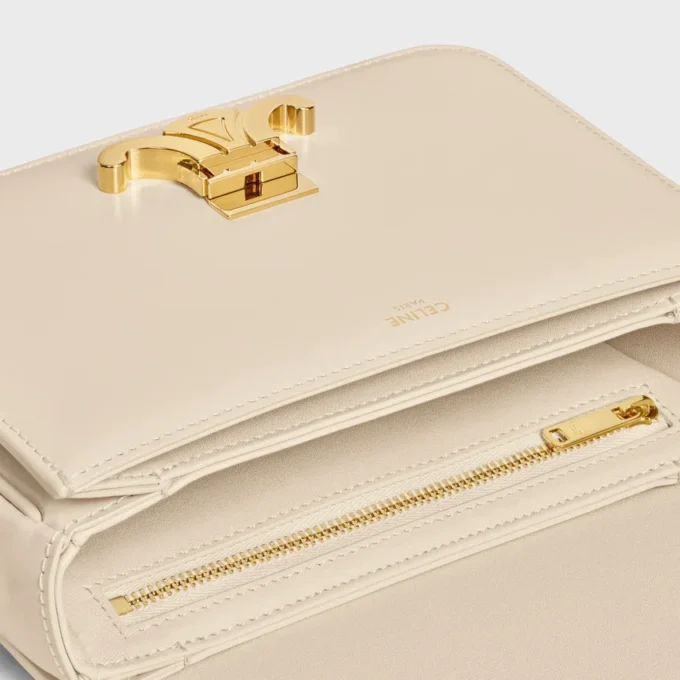 Teen Triomphe Bag in Shiny Calfskin Teen Triomphe Bag in Shiny Calfskin
