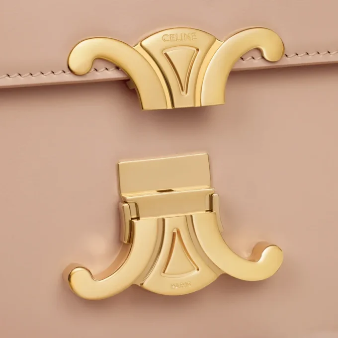 Teen Triomphe Bag in Shiny Calfskin Teen Triomphe Bag in Shiny Calfskin