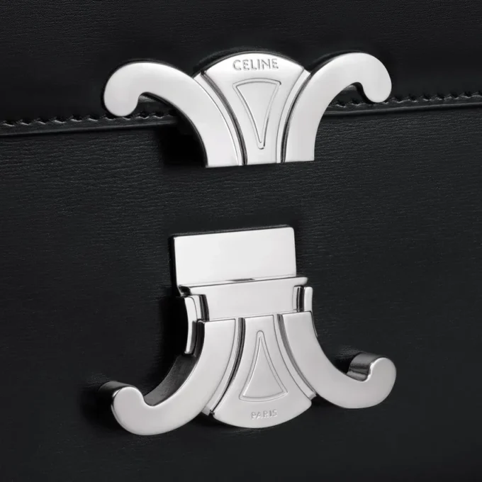 Teen Triomphe Bag in Shiny Calfskin Teen Triomphe Bag in Shiny Calfskin