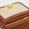 Teen Triomphe Bag in Textile and Calfskin Teen Triomphe Bag in Textile and Calfskin