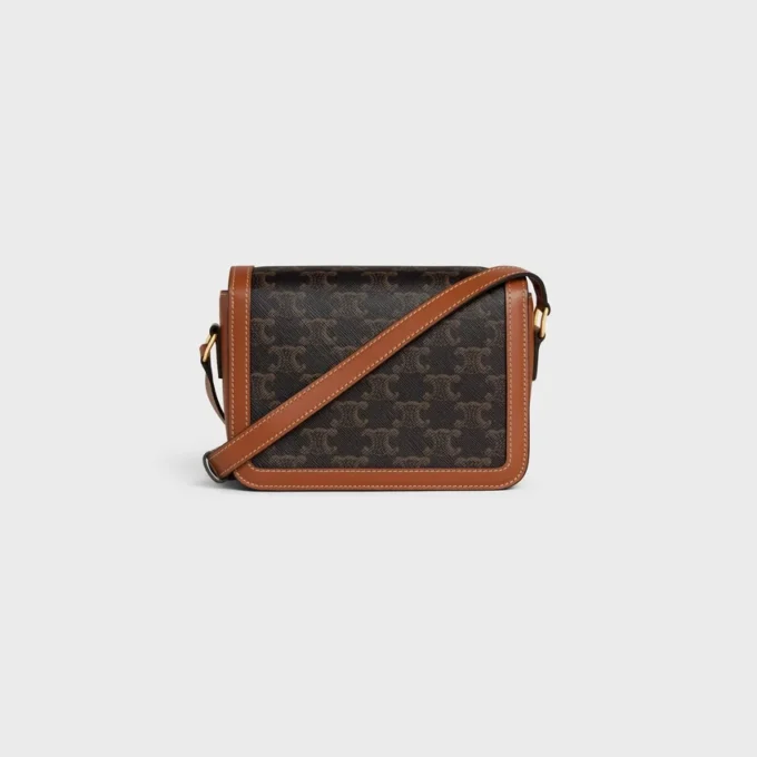 Teen Triomphe Bag in Triomphe Canvas and Calfskin Teen Triomphe Bag in Triomphe Canvas and Calfskin