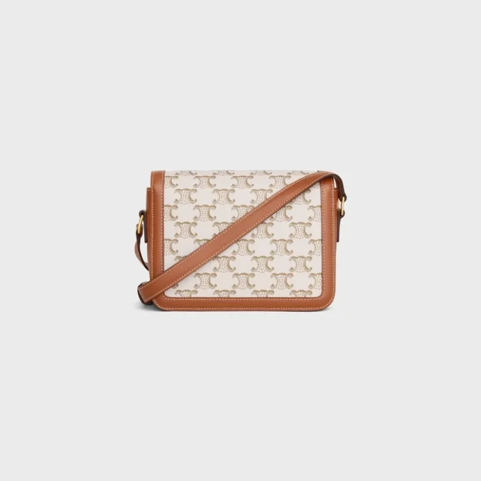 Teen Triomphe Bag in Triomphe Canvas and Calfskin Teen Triomphe Bag in Triomphe Canvas and Calfskin