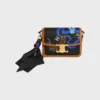 Teen Triomphe in Silk and Natural Calfskin Teen Triomphe in Silk and Natural Calfskin