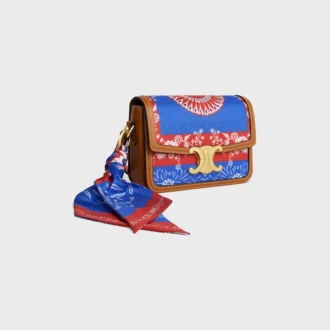 Teen Triomphe in Silk and Natural Calfskin