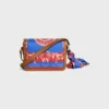 Teen Triomphe in Silk and Natural Calfskin Teen Triomphe in Silk and Natural Calfskin