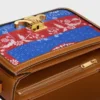 Teen Triomphe in Silk and Natural Calfskin Teen Triomphe in Silk and Natural Calfskin