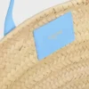 Teen Triomphe Panier in Palm Leaves and Calfskin Teen Triomphe Panier in Palm Leaves and Calfskin