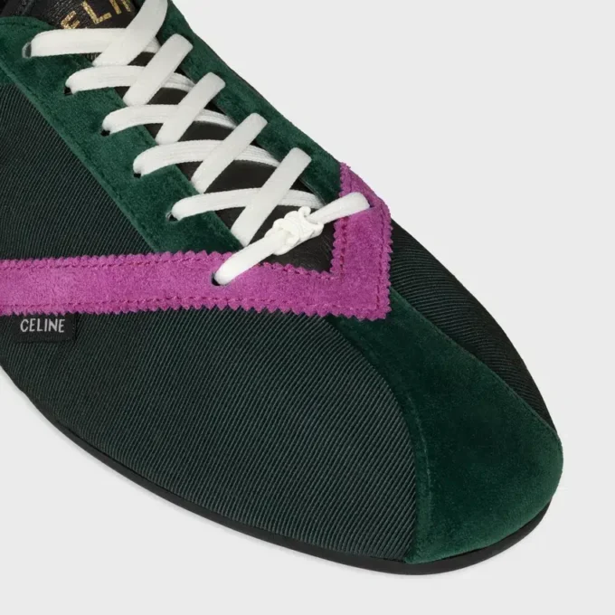 The Flat Sneaker in Gros Grain, Velvet, Suede Calfskin and Lambskin The Flat Sneaker in Gros Grain, Velvet, Suede Calfskin and Lambskin