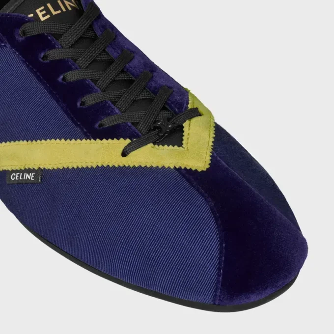 The Flat Sneaker in Gros Grain, Velvet, Suede Calfskin and Lambskin The Flat Sneaker in Gros Grain, Velvet, Suede Calfskin and Lambskin