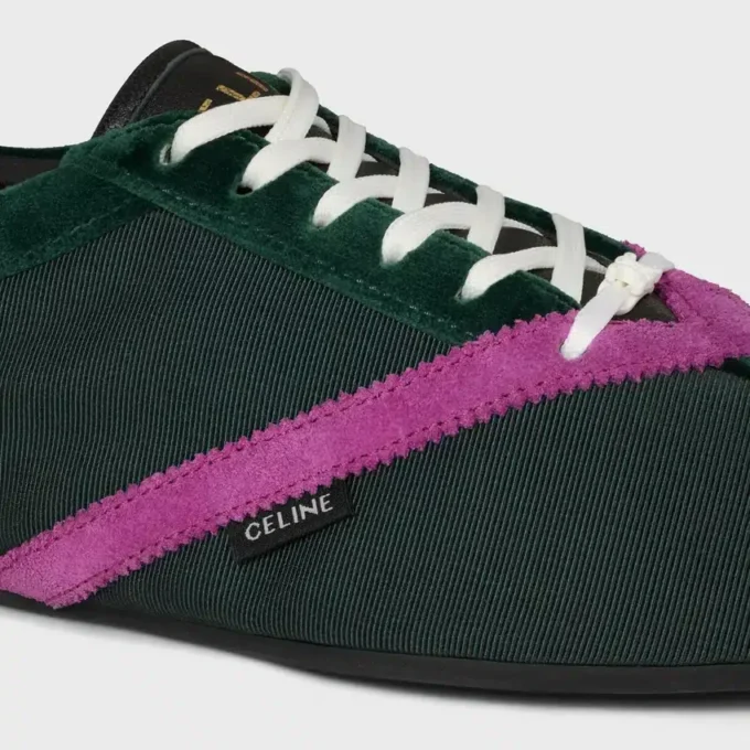 The Flat Sneaker in Gros Grain, Velvet, Suede Calfskin and Lambskin The Flat Sneaker in Gros Grain, Velvet, Suede Calfskin and Lambskin