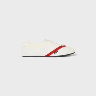 The Flat Sneaker in Gros Grain, Velvet, Suede Goatskin and Lambskin