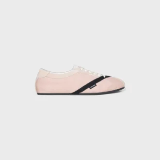 The Flat Sneaker in Gros Grain, Velvet, Suede Goatskin and Lambskin