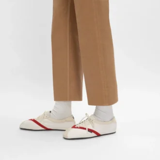 The Flat Sneaker in Gros Grain, Velvet, Suede Goatskin and Lambskin The Flat Sneaker in Gros Grain, Velvet, Suede Goatskin and Lambskin