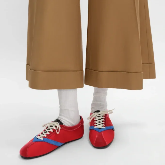 The Flat Sneaker in Gros Grain, Velvet, Suede Goatskin and Lambskin The Flat Sneaker in Gros Grain, Velvet, Suede Goatskin and Lambskin