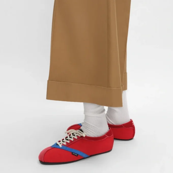 The Flat Sneaker in Gros Grain, Velvet, Suede Goatskin and Lambskin The Flat Sneaker in Gros Grain, Velvet, Suede Goatskin and Lambskin