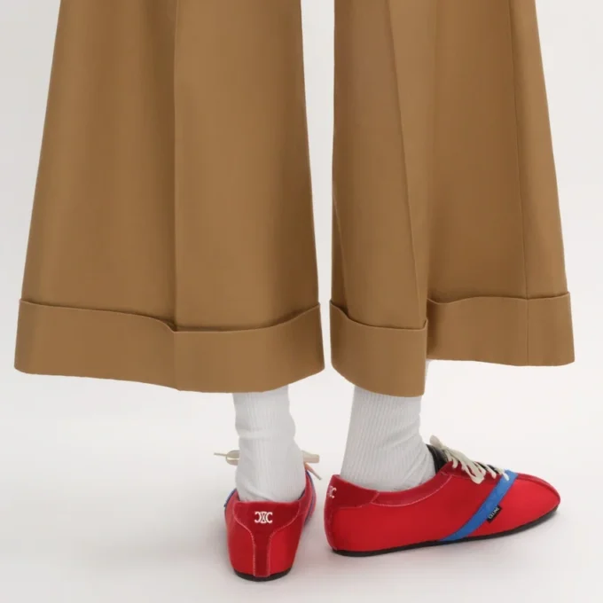 The Flat Sneaker in Gros Grain, Velvet, Suede Goatskin and Lambskin The Flat Sneaker in Gros Grain, Velvet, Suede Goatskin and Lambskin