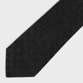 Tie in Mini Triomphe Silk Jacquard