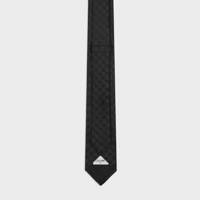 Tie in Mini Triomphe Silk Jacquard