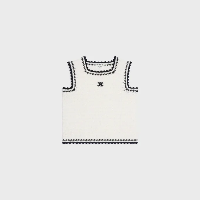 Top in Cotton Crochet Top in Cotton Crochet
