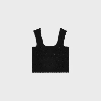 Top in Cotton Pointelle