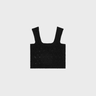Top in Cotton Pointelle