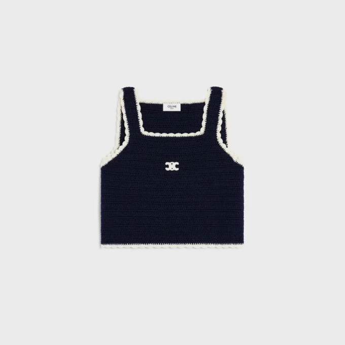 Top in Crocheted Cotton