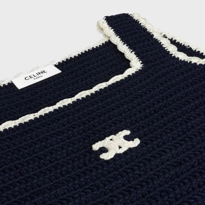 Top in Crocheted Cotton