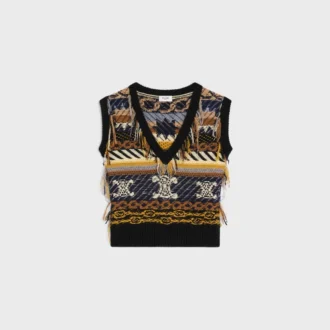 Top in Jacquard Cashmere