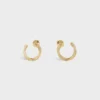 Torsion Earrings in Yellow Gold and Diamonds Torsion Earrings in Yellow Gold and Diamonds