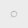 Torsion Ring in White Gold and Diamonds