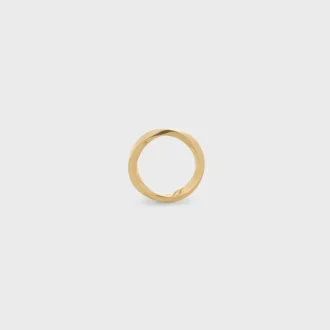 Torsion Ring in Yellow Gold