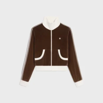 Tracksuit Jacket in Velvet Jersey
