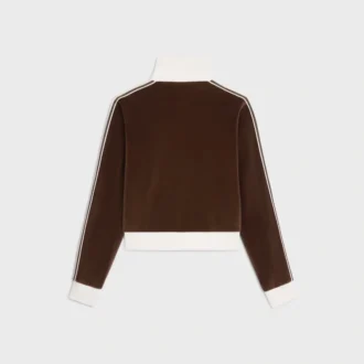 Tracksuit Jacket in Velvet Jersey