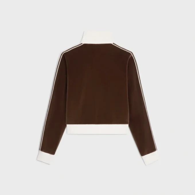 Tracksuit Jacket in Velvet Jersey