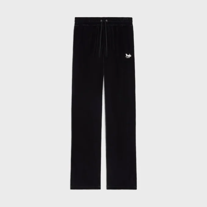 Tracksuit Pants in Velvet Jersey Tracksuit Pants in Velvet Jersey